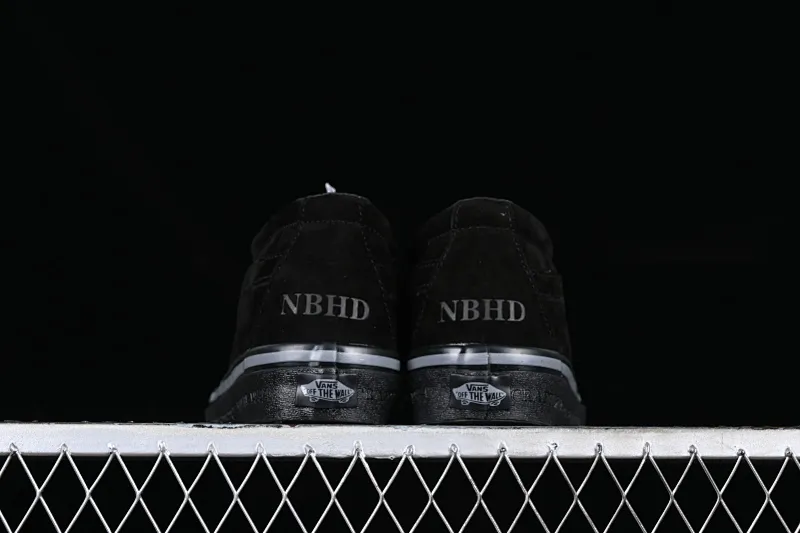 All categories Vans Vans series Vans Mid Vans China NEIGHBORHOOD x Vans Sk8-Mid joint series all black Chinese casual sneakers VN0A3WM3AFG